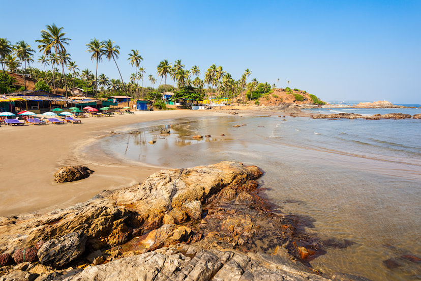 Vagator Beach In Goa