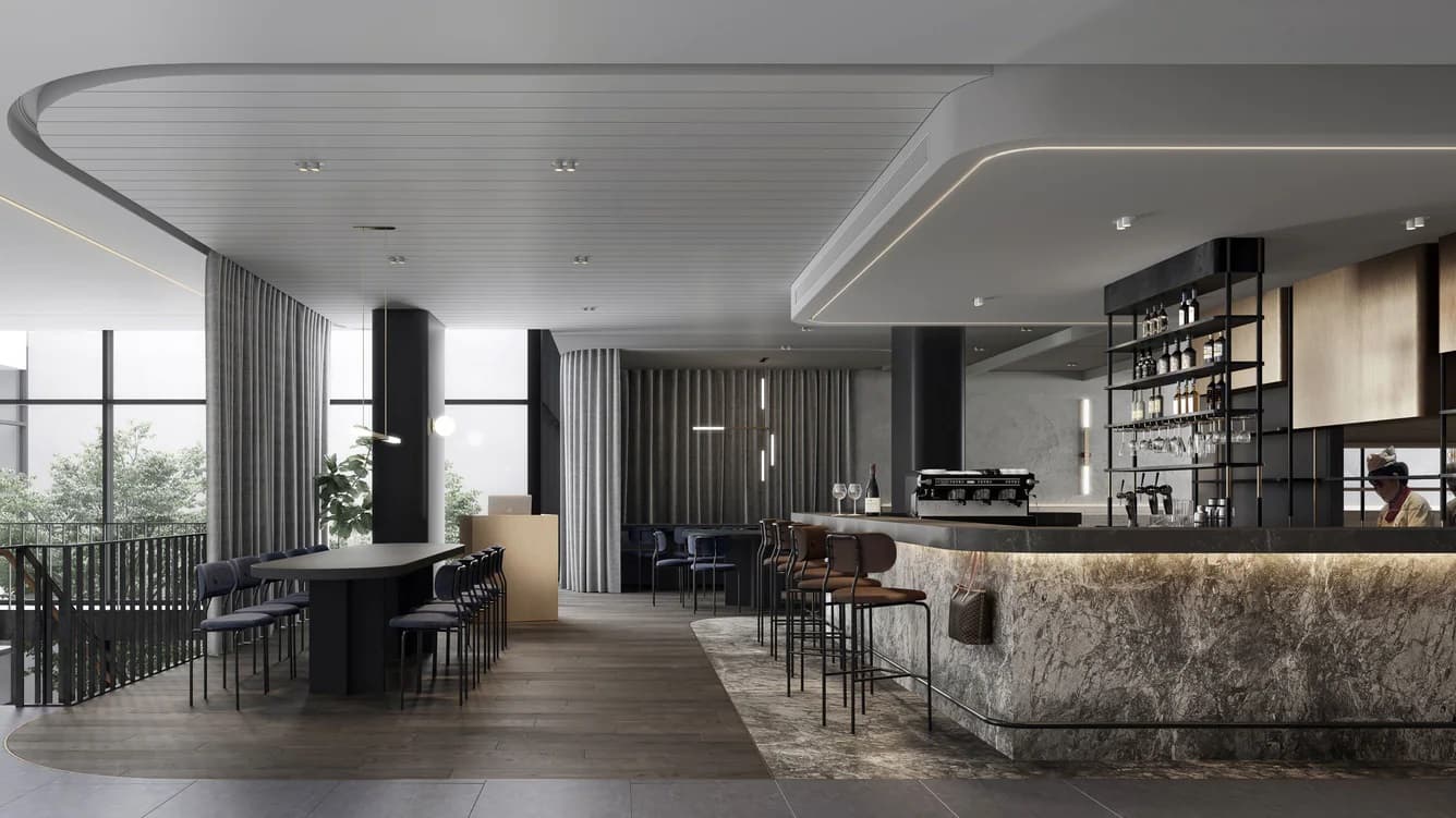 Courtyard by Marriott Melbourne Flagstaff Gardens Bar Resturant