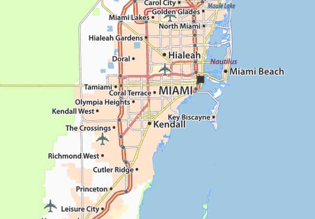 Geography in Miami