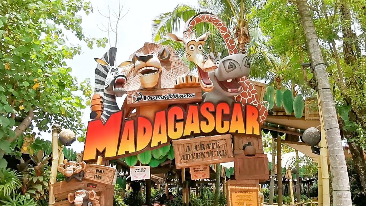 Madagascar Land Universal Studios 
