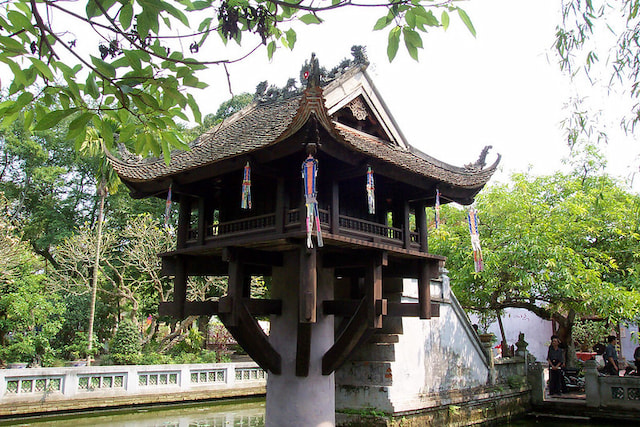 one pillarpagoda buddhist