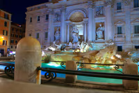 Rome trevi fountain