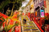 Escadaria Selaron public steps