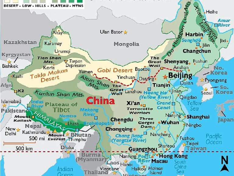 Geography in China