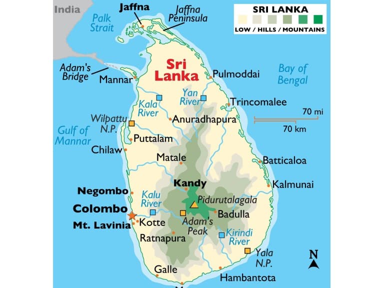 Geography in Sri Lanka 