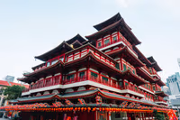 Tooth relic buddha temple