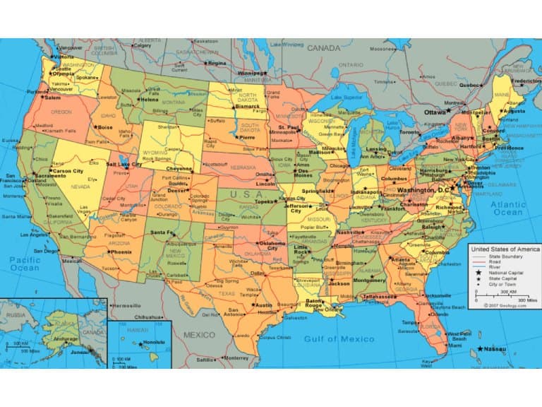 Geography in United States of America