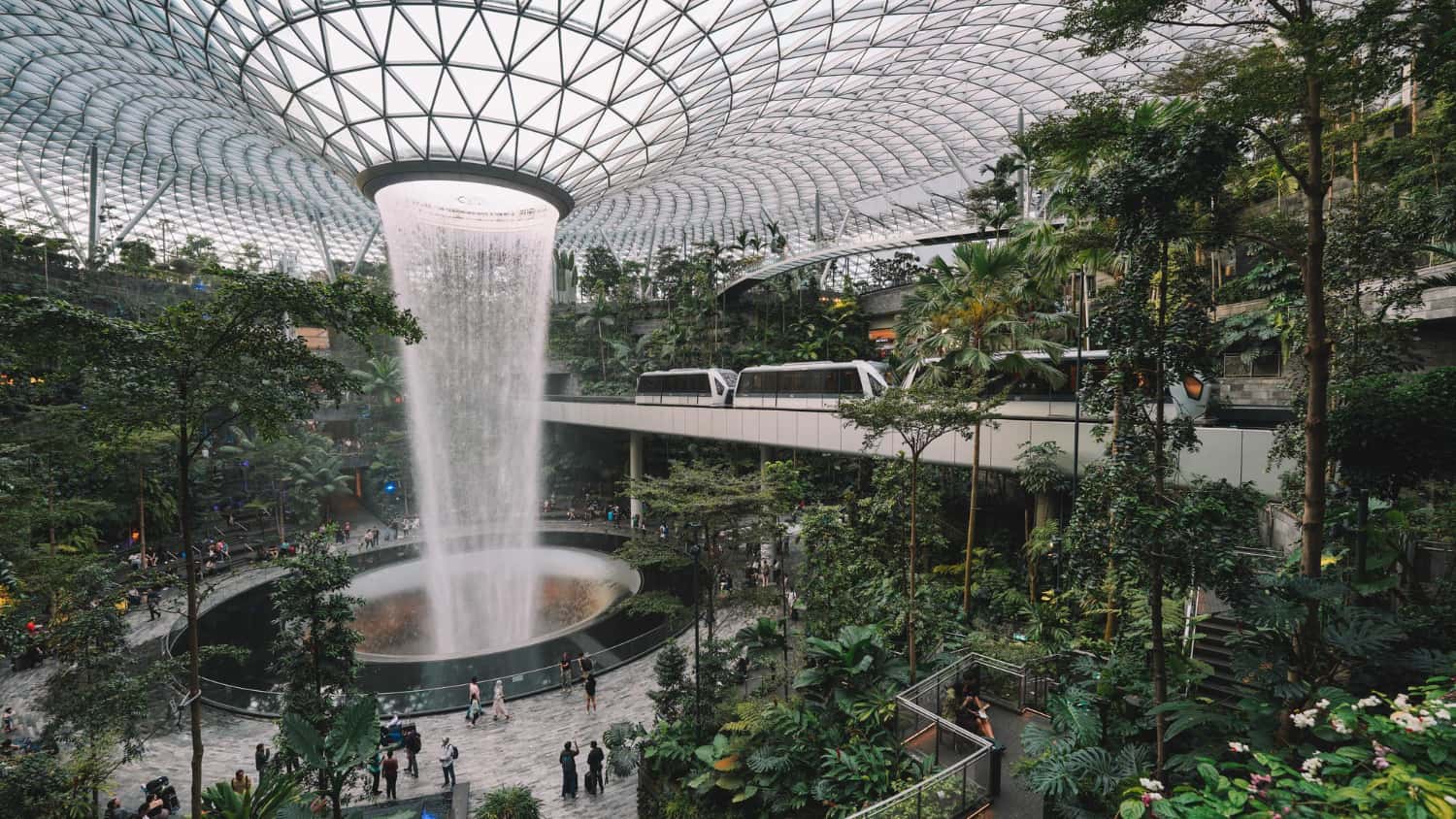 Changi International Airport in Singapore - Malaysia
