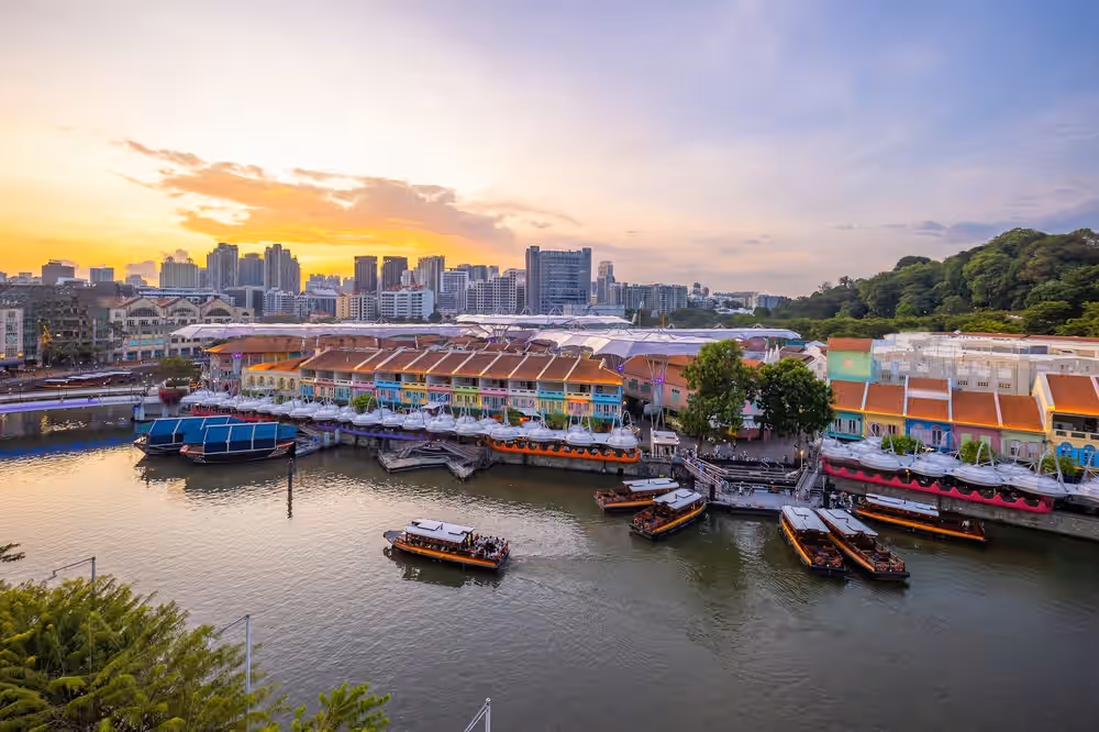 Clarke Quay in Singapore - Malaysia