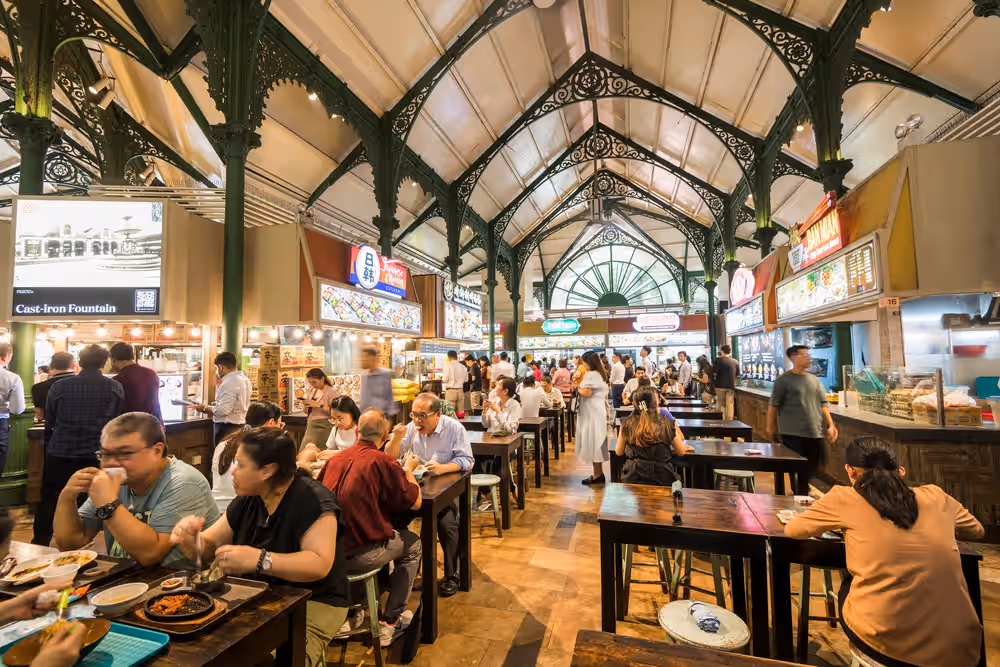 Eat Delicious Food At Hawker Center in Singapore - Malaysia