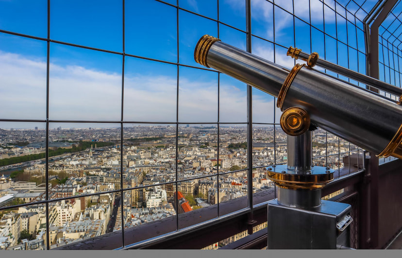 Eiffel Tower Viewing Deck At Paris Las Vegas