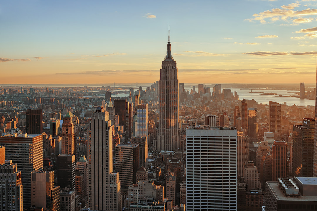 Enjoy views of Manhattan from the Empire State building