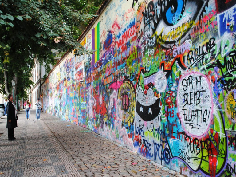 Get a chance to visit the amazing Lennon Wall - 1