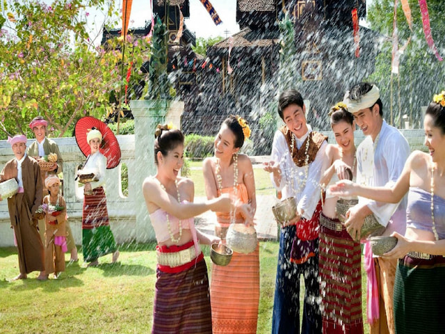Get soaked at Songkran - 1