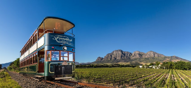 Hop aboard the Franschhoek Wine Tram