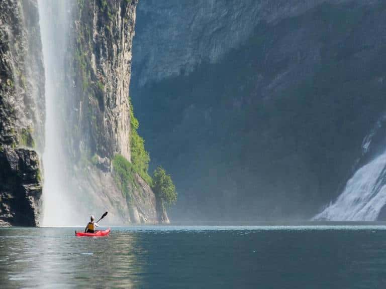 Kayak The UNESCO-Listed Geirangerfjord in Norway