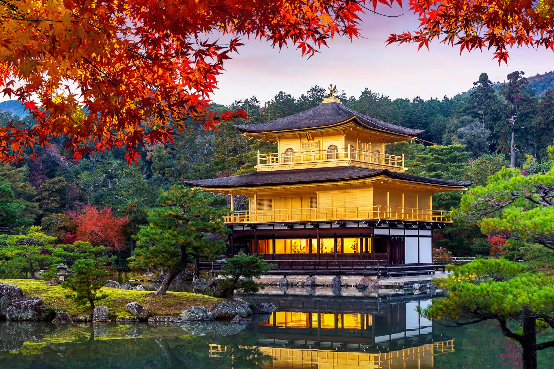 Kinkakuji Temple in China Japan City Break