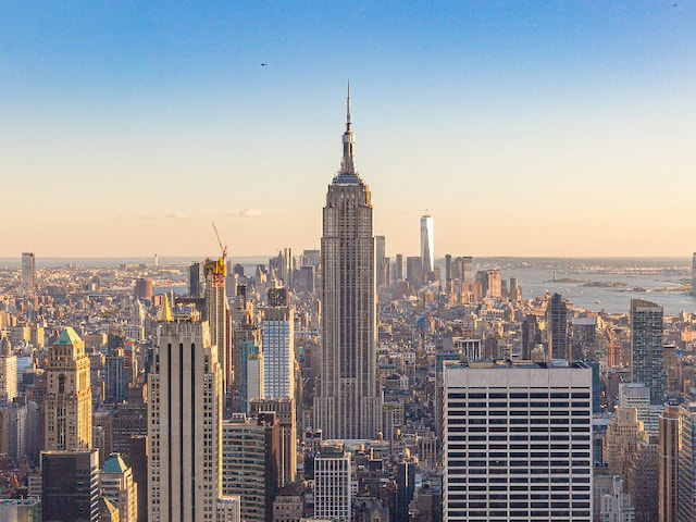 Enjoy views of Manhattan from the Empire State building