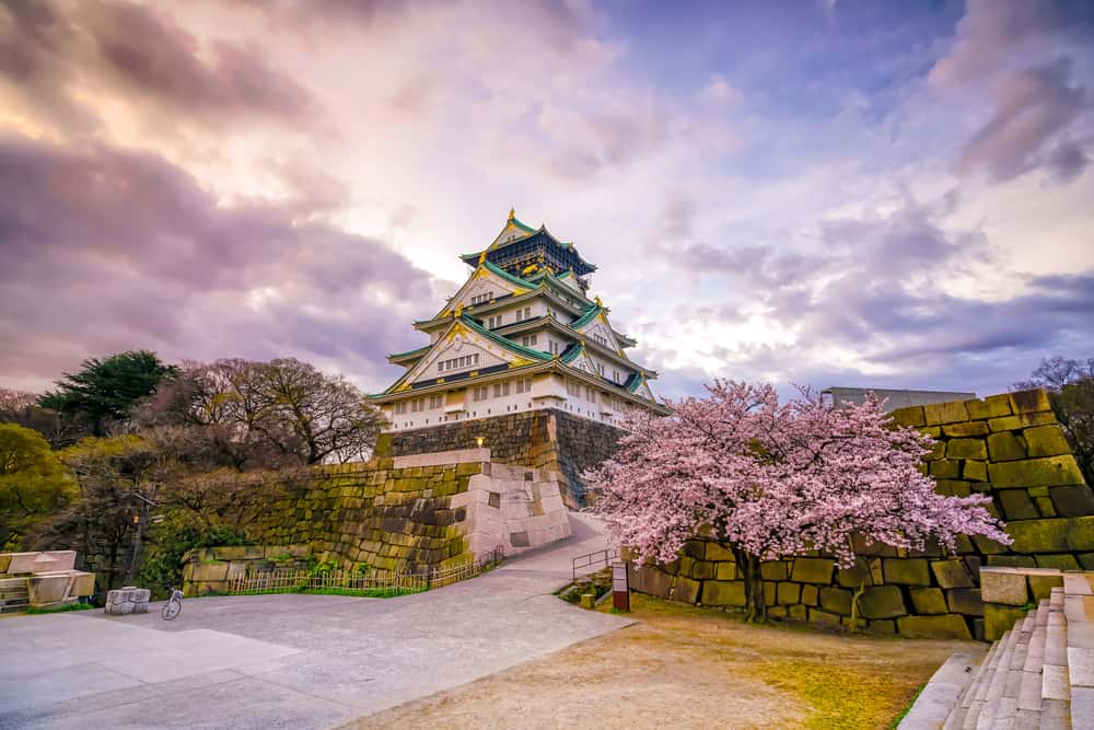 Osaka Castle in China Japan City Break