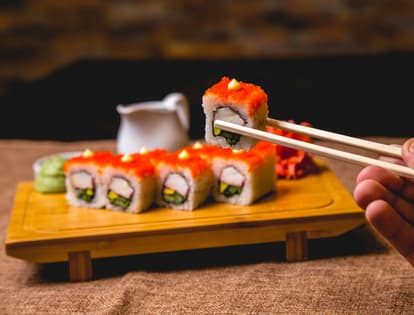 Sample Real California Sushi in ChinaTown