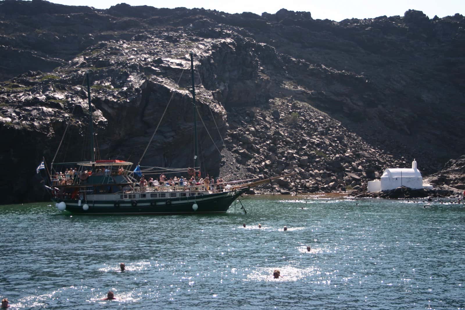 Santorini Shore Excursion:Tour Of Thira Volcano And Hot Springs in Greece