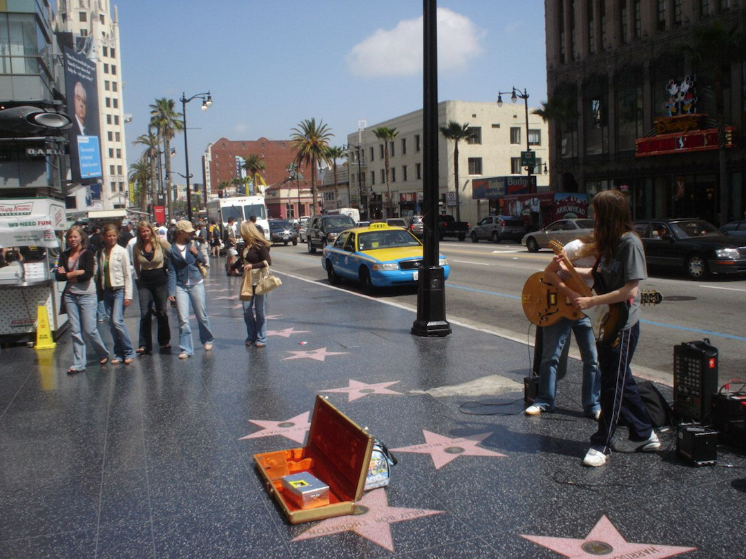 Take selfies on the Hollywood Walk of Fame