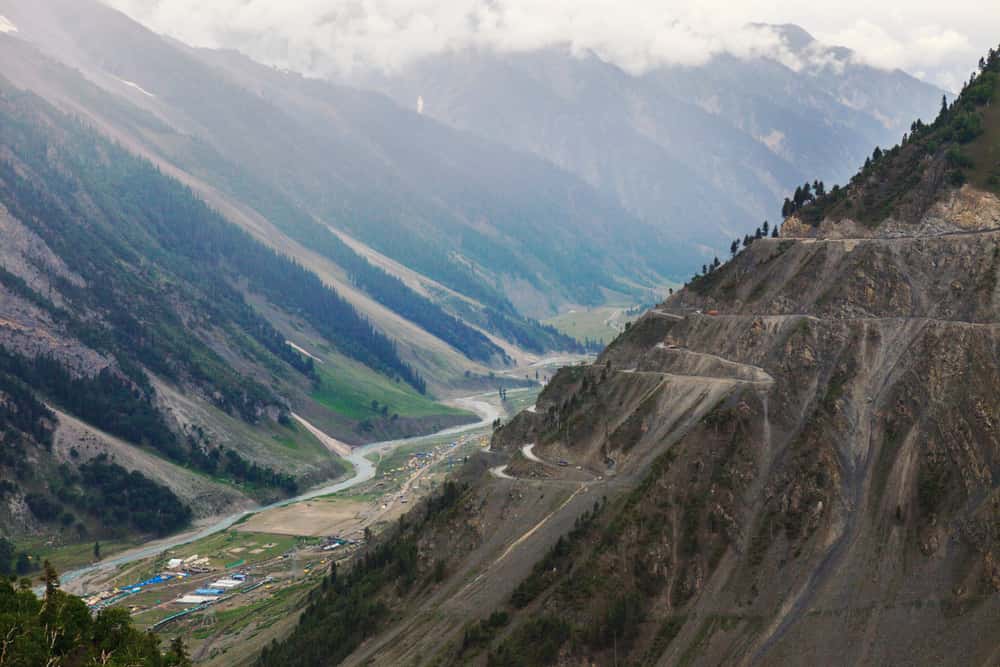 Thrill yourself by driving at the Zoji-La Pass in Kashmir