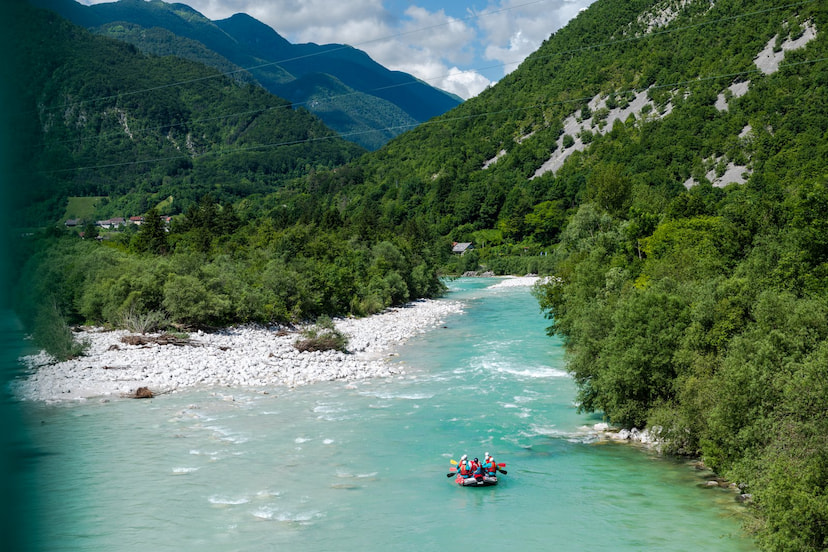 White water rafting at Lütschine River