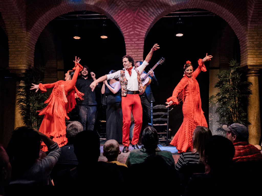Flamenco Show At Museo Del Baile Flamenco In Seville in Spain