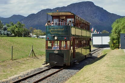 Hop aboard the Franschhoek Wine Tram