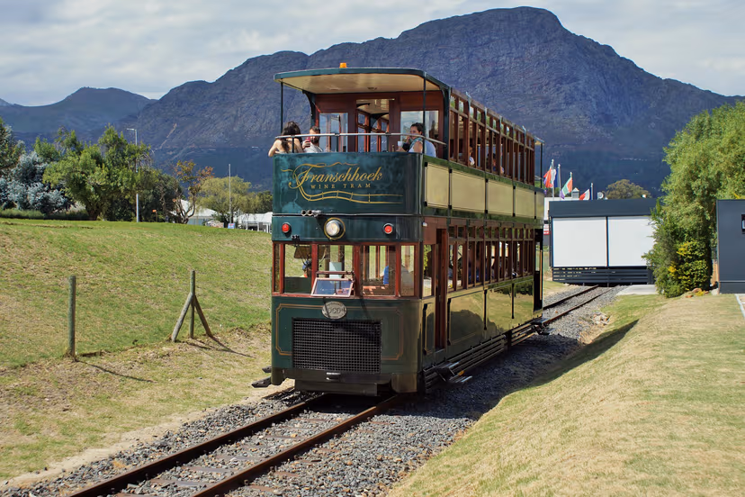 Hop aboard the Franschhoek Wine Tram
