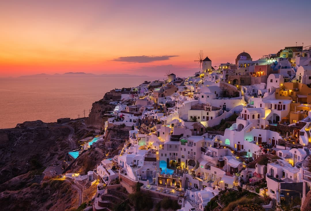 Santorini Shore Excursion:Tour Of Thira Volcano And Hot Springs