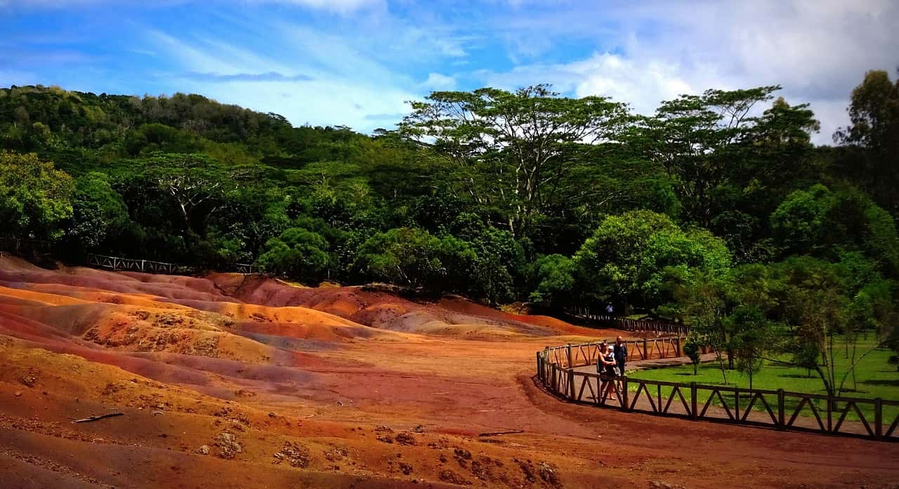 Discover the Charamal colored earth in All of Africa
