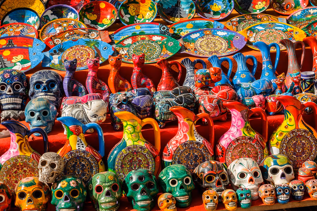 Shop for folk arts and handicrafts