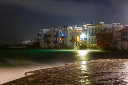 Smash some plates at Greek Night at Mykonos Taverna