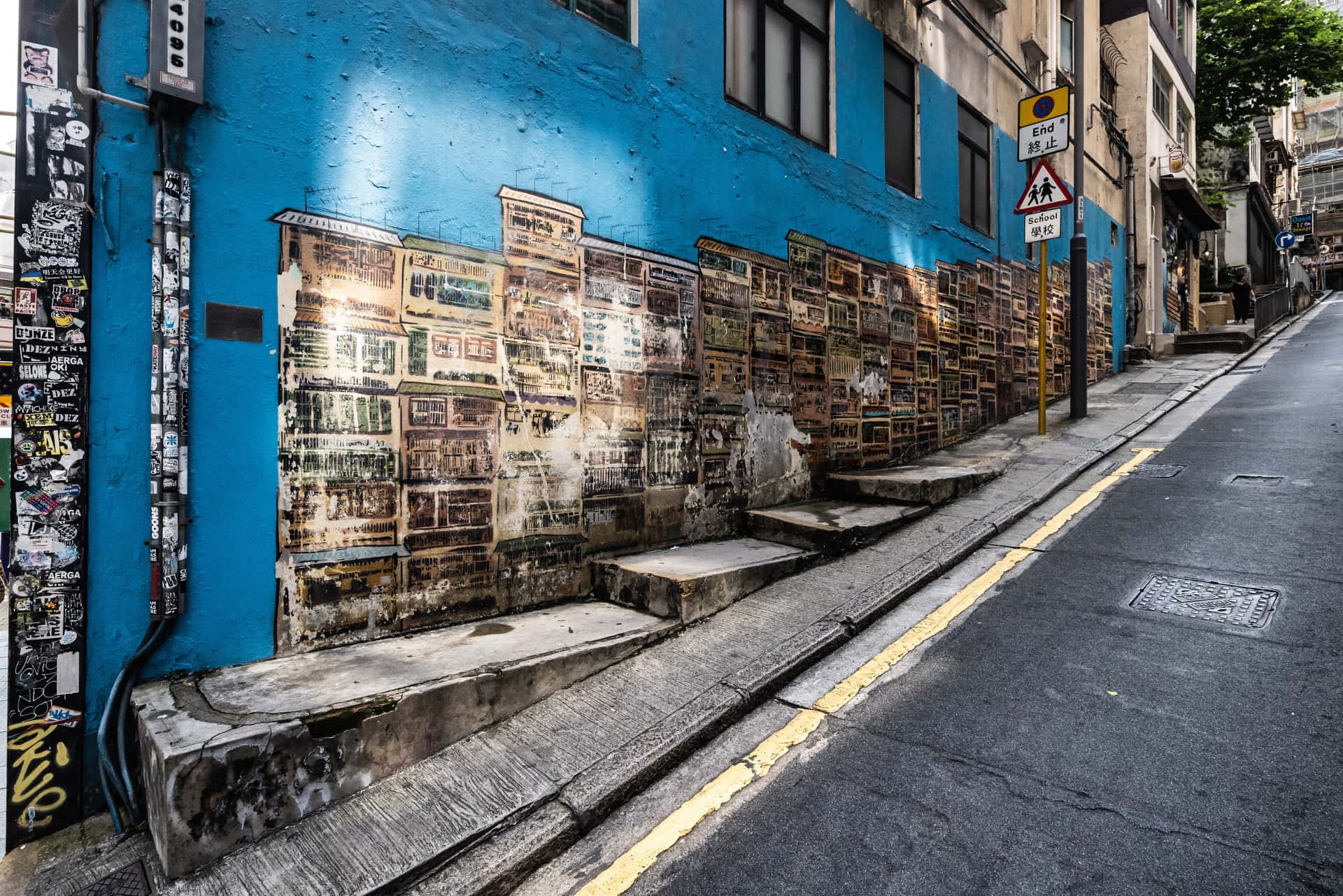 Discover the Central Street Art in Hong Kong